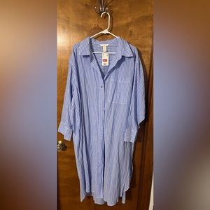 H&M Collared Button-Up Dress